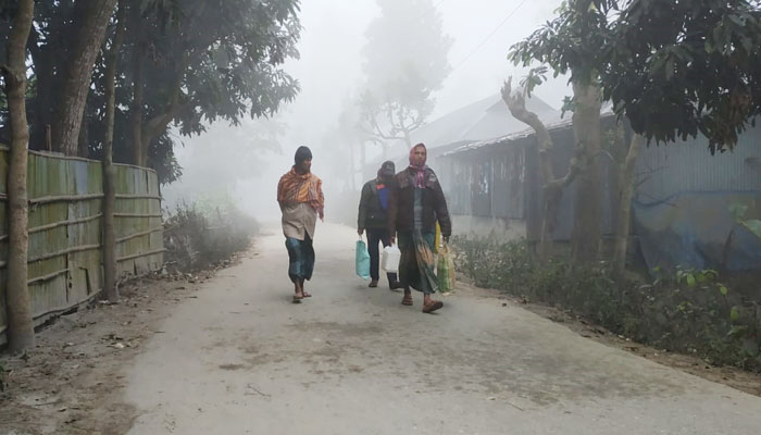 শীতের কাঁপুনি নিয়েই কাজের সন্ধান