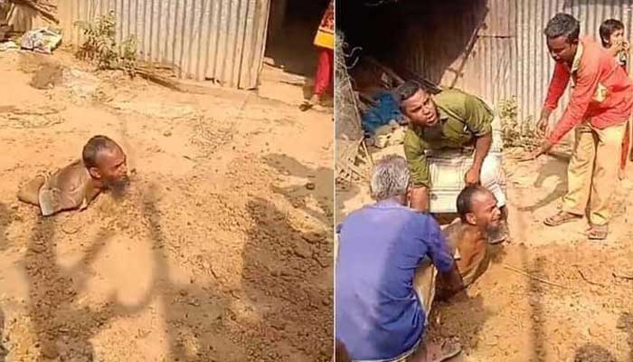 মাটিতে পুঁতে ভাতিজাকে নির্যাতন, চাচাসহ আটক ৩