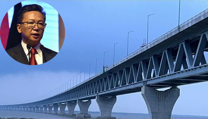 পদ্মা সেতু নির্মাণে শেখ হাসিনাকে অসীম সাহসী বললেন চীনা রাষ্ট্রদূত
