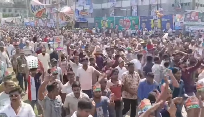সমাবেশস্থলে জড়ো হচ্ছেন বিএনপির নেতাকর্মীরা