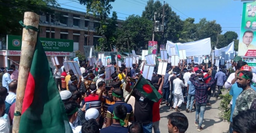 সমাবেশস্থলে জড়ো হচ্ছেন বিএনপির নেতাকর্মীরা