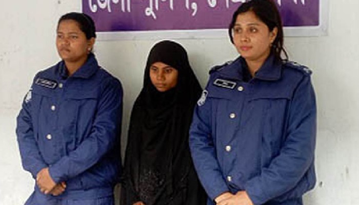 পূর্বধলায় তিন মাসের শিশু হত্যার দায়ে চাচি আটক