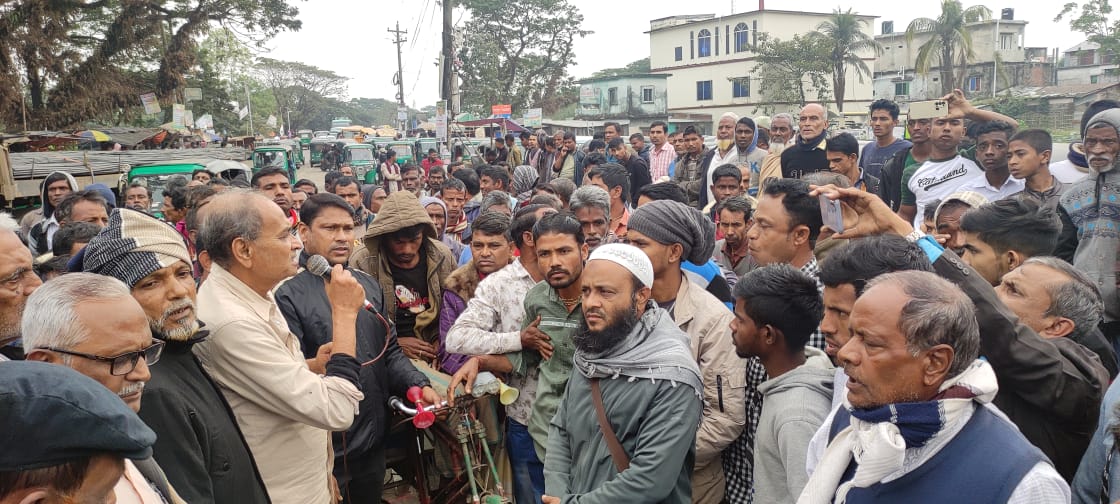 হাওর শুকিয়ে মৎস্য নিধন, কৃষকদের বিক্ষোভ