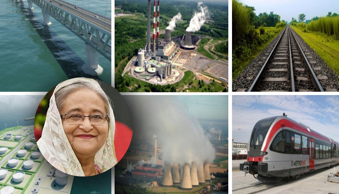 ১০ মেগা প্রকল্পের দুটি বাস্তবায়িত, আটটি দ্রুত এগিয়ে চলেছে