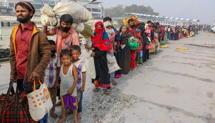 স্বদেশে ফিরতে চান রোহিঙ্গারা