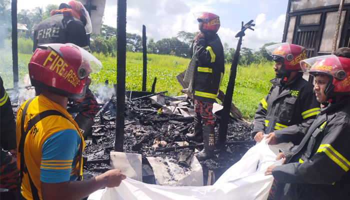 লৌহজংয়ে ভয়াবহ অগ্নিকাণ্ডে দেবর ভাবির মৃত্যু