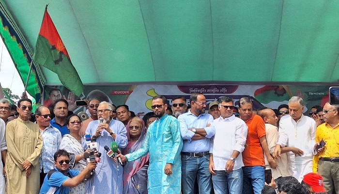 বরিশাল থেকে পিরোজপুর বিএনপির রোডমার্চ শুরু