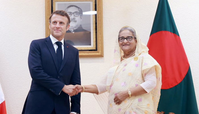 শেখ হাসিনাকে নিয়ে যা বললেন ম্যাক্রোঁ