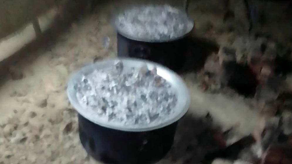 নির্বাচনী পথসভা থেকে বিরিয়ানি জব্দ
