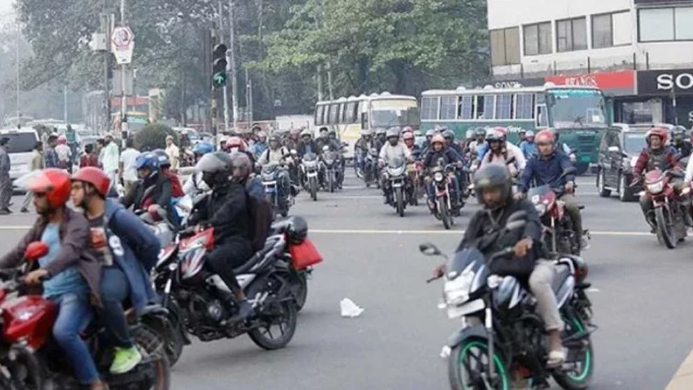 শহরে মোটরসাইকেলের সর্বোচ্চ গতিসীমা ৩০