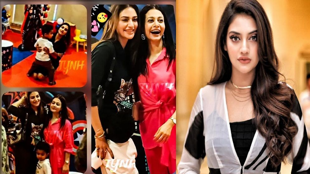 তিন বছর পর ছেলেকে প্রকাশ্যে আনলেন নুসরাত