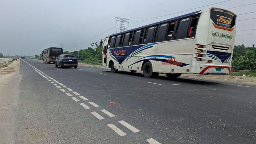 ঢাকা-টাঙ্গাইল মহাসড়কে যান চলাচল স্বাভাবিক