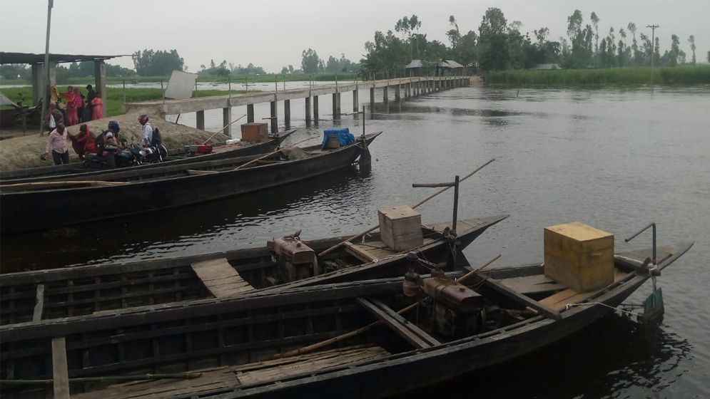 সুন্দরগঞ্জের বন্যা পরিস্থিতি স্থিতিশীল, বাড়ছে নদী ভাঙ্গন