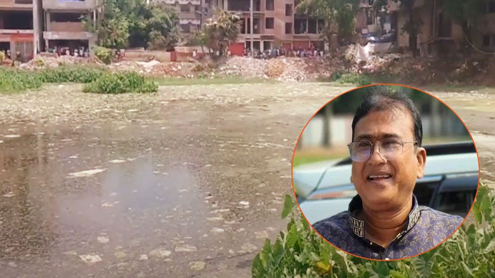 পুকুরে ফেলা গ্যাস বাবুর মোবাইল ফোন উদ্ধারে ঝিনাইদহে অভিযান