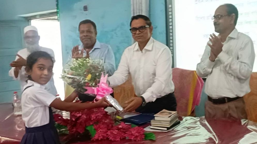 জাতীয় পর্যায়ে একক অভিনয়ে প্রথম, তাছনিমকে সংবর্ধনা