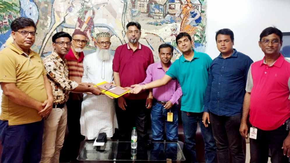 খুলনা টিভি রিপোর্টার্স ইউনিটির নবনির্বাচিত কমিটির দায়িত্ব গ্রহণ