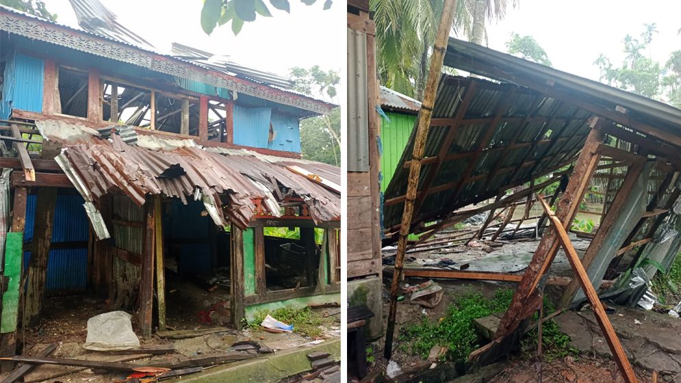 ভোরের কাগজের প্রতিনিধির বাসা ও দোকানপাটে ভাঙচুর, লুটপাট