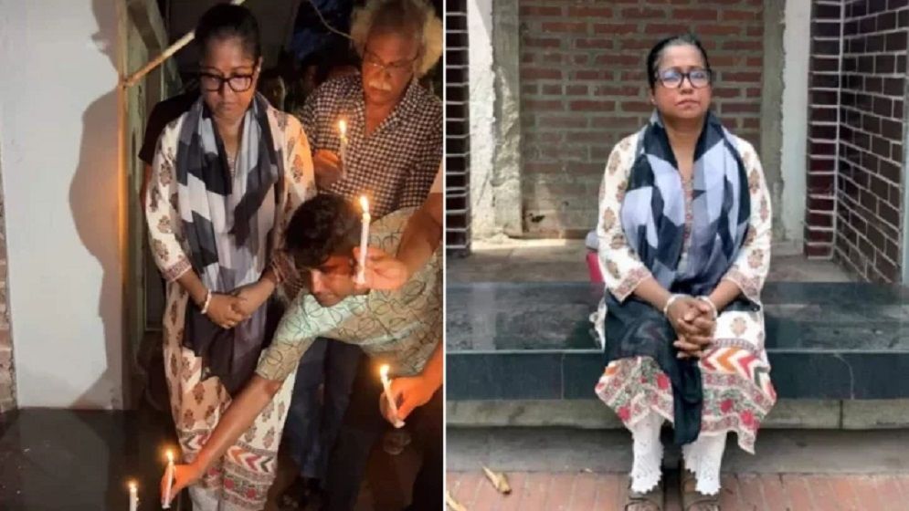 বঙ্গবন্ধুর বাসভবনে প্রদীপ প্রজ্বলন, রোকেয়া প্রাচীর ওপর হামলা