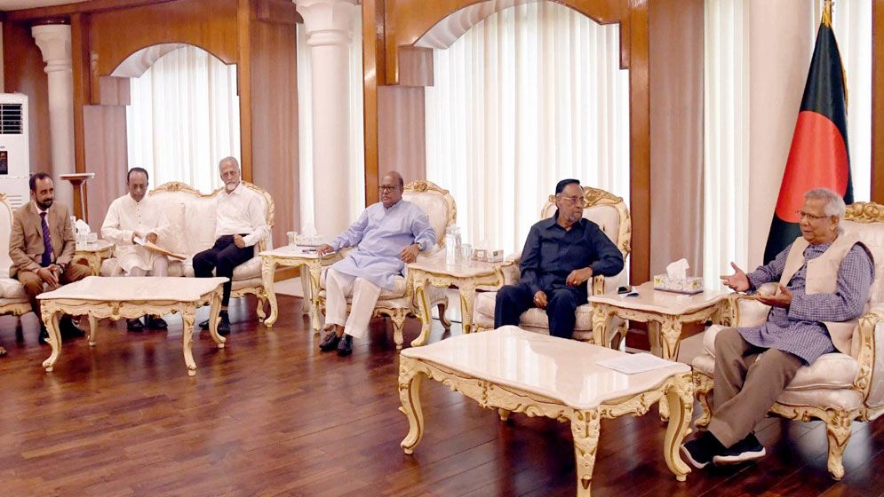 শিগগিরই সরকারের রূপরেখা প্রকাশ করবেন প্রধান উপদেষ্টা