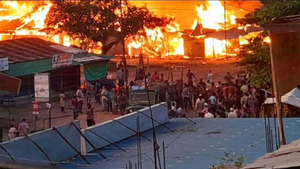 খাগড়াছড়ির দীঘিনালায় সংঘর্ষ, অগ্নি সংযোগ
