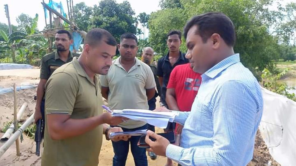 আইনশৃঙ্খলা পুনরুদ্ধারে নিরলস কাজ করছেন ঝিনাইগাতীর ইউএনও