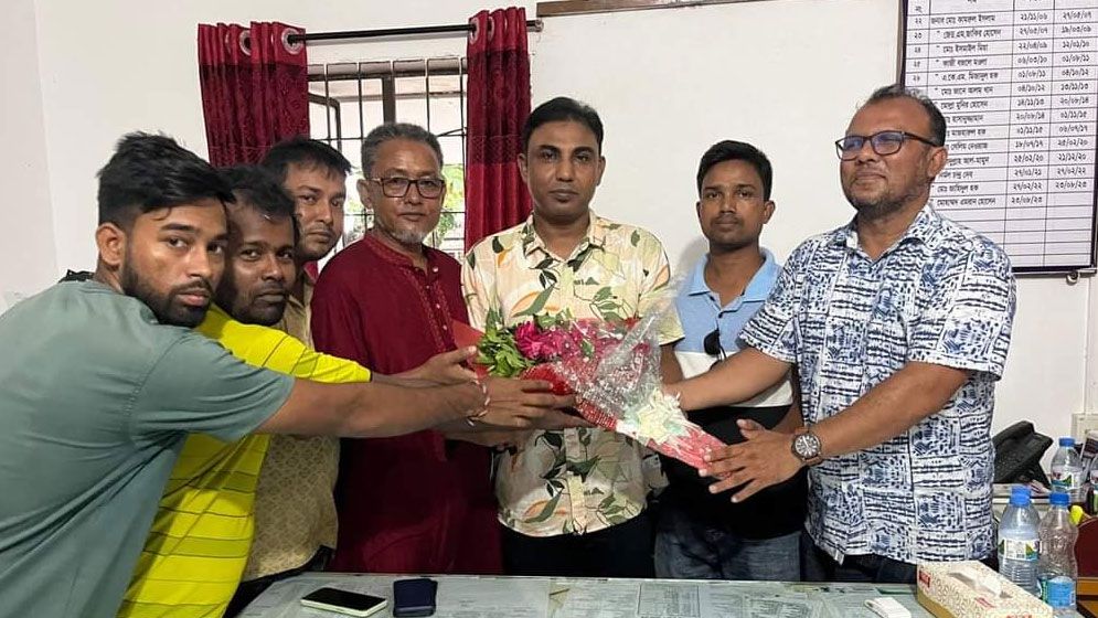 মধ্যনগর থানায় নতুন ওসির যোগদান