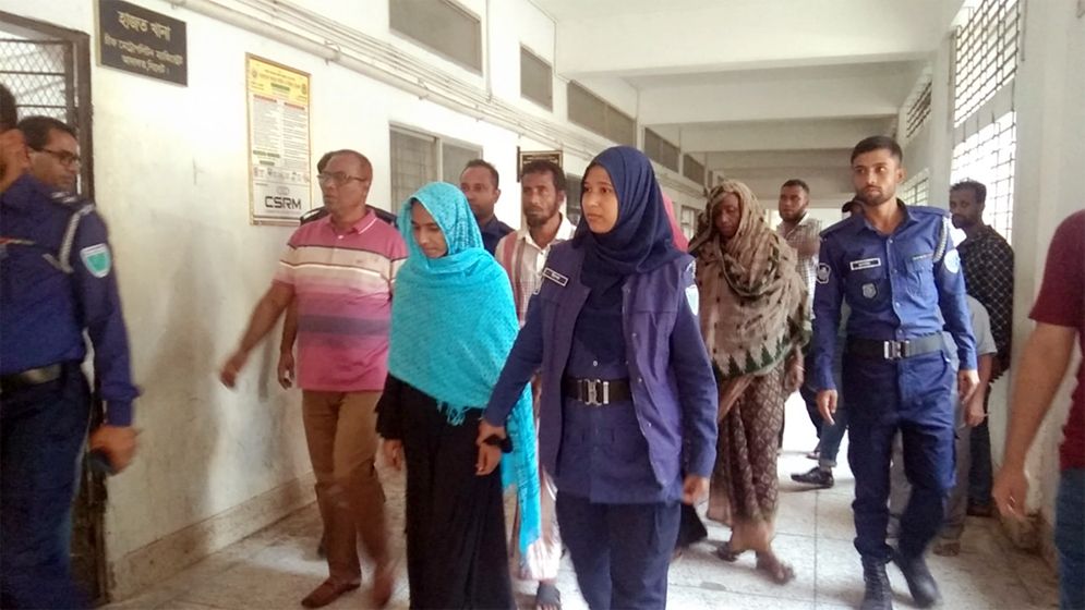 রিমান্ড শেষে আসামিরা কারাগারে