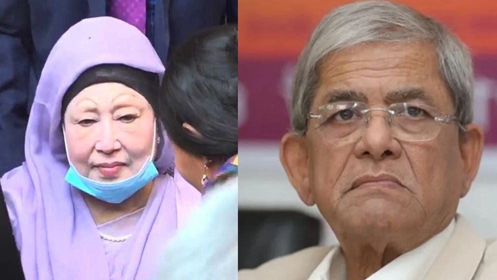 সেনাকুঞ্জে খালেদা জিয়াকে দেখেই কেঁদে ফেললেন মির্জা ফখরুল