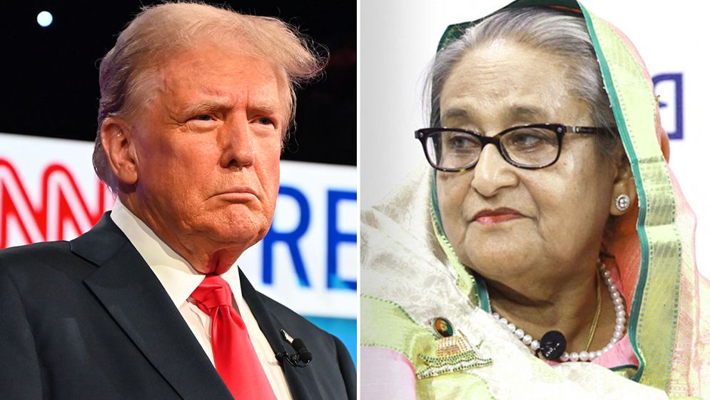 দেড় ঘণ্টার ভিডিওতে শেখ হাসিনাকে নিয়ে একটি কথাও বলেননি ট্রাম্প