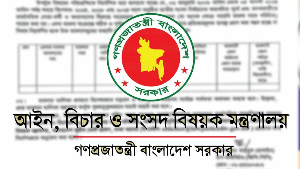 রাজনৈতিক মামলার তালিকা পাঠাতে আইন মন্ত্রণালয়ের চিঠি