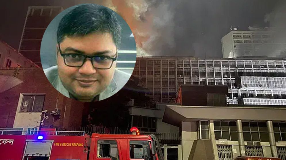 সচিবালয়ে আগুনের ঘটনায় বদলি হলেন ওমরায় থাকা পুলিশের ডিসি তানভীর