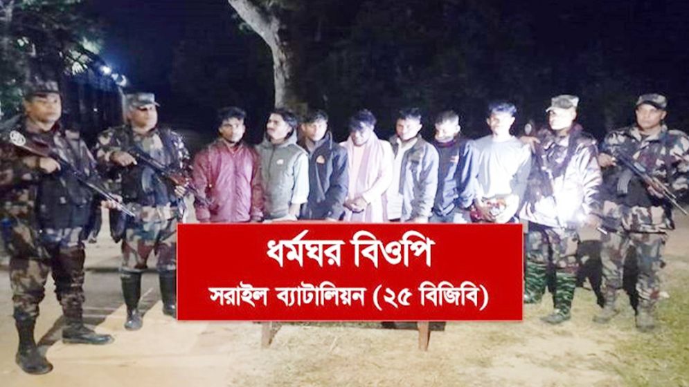 ভারতে প্রবেশের সময় আটক ৭