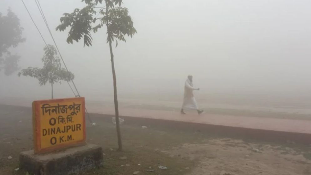 দিনাজপুরে ১০ ডিগ্রিতে নামল তাপমাত্রা