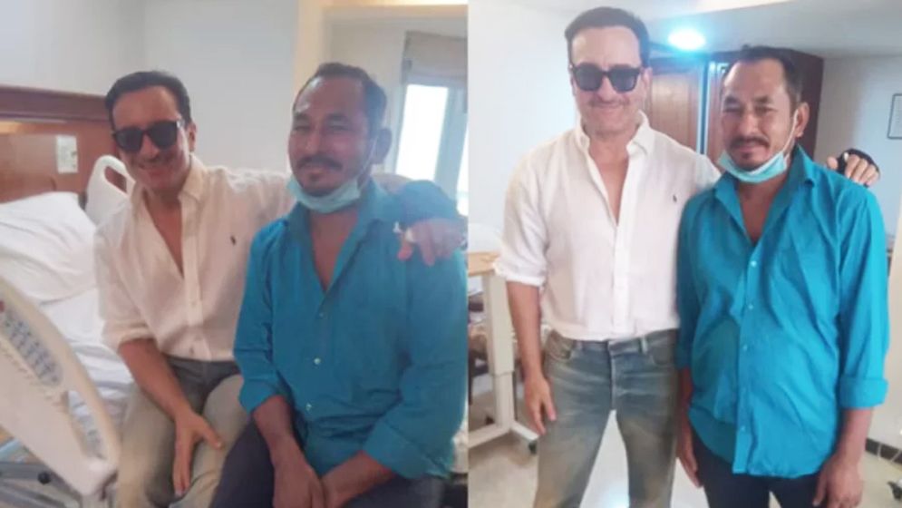 অটোচালকের সঙ্গে দেখা করলেন সাইফ, দিলেন পুরস্কার