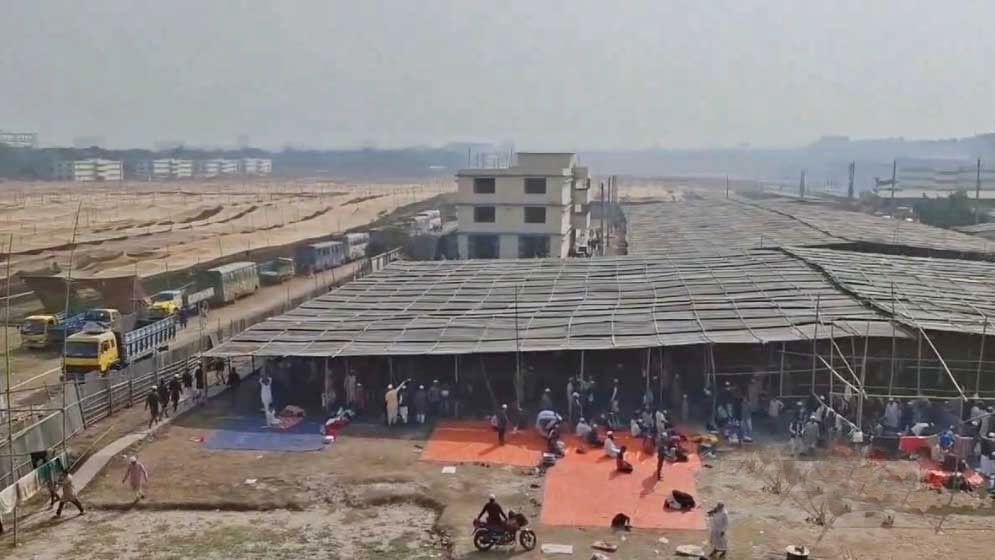 তুরাগ তীরে বিশ্ব ইজতেমার জোর প্রস্তুতি