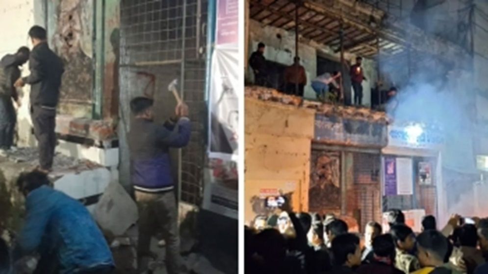আওয়ামী লীগের সঙ্গে জাসদ-জাতীয় পার্টির কার্যালয়েও অগ্নিসংযোগ