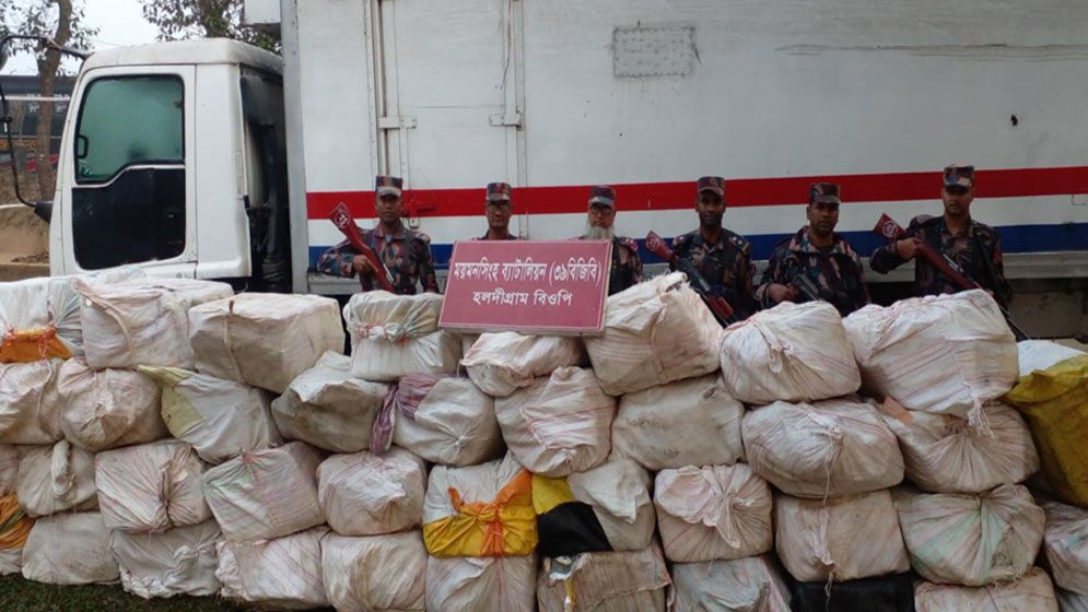 নালিতাবাড়ি সীমান্তে ২১৫০ কেজি ভারতীয় গরুর মাংস জব্দ