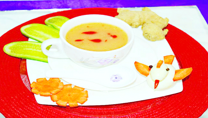 চিকেন জিঞ্জার স্যুপ