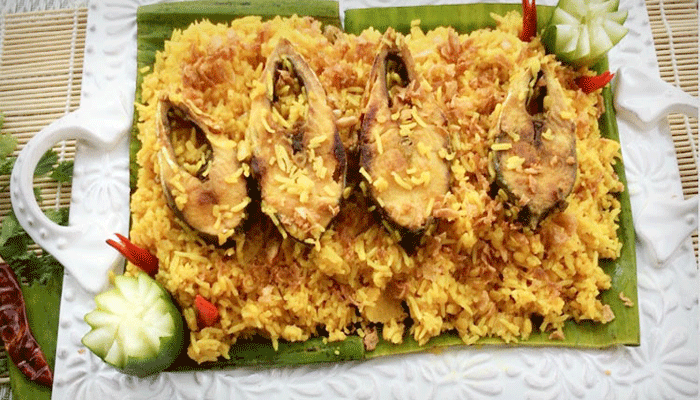 ইলিশ পোলাও রান্নার রেসিপি