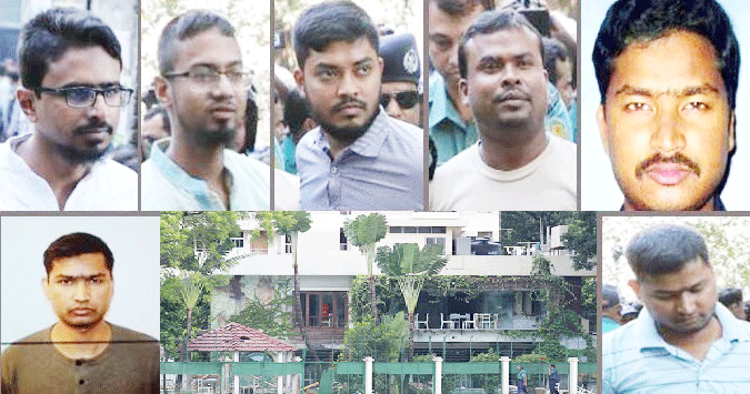 হলি আর্টিজান মামলায় ৭ আসামির মৃত্যুদণ্ড