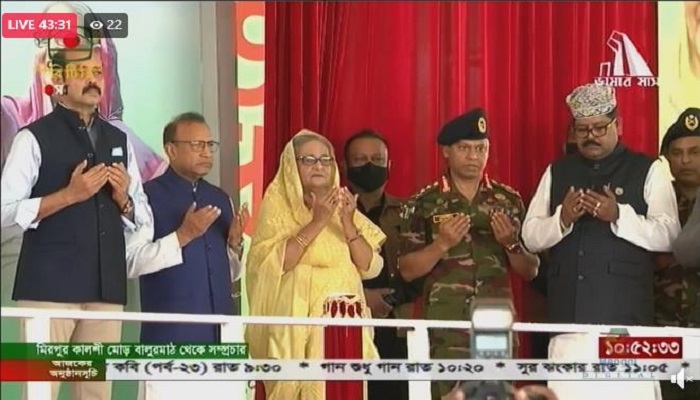কালশী ফ্লাইওভার উদ্বোধন করলেন প্রধানমন্ত্রী