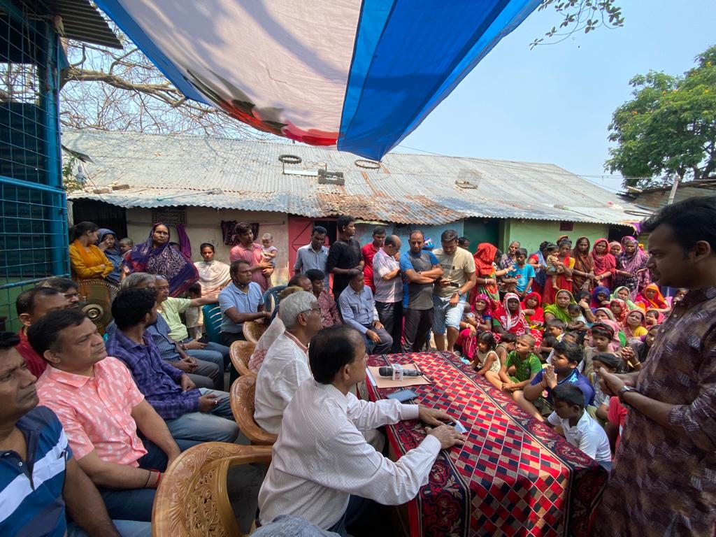 পুনর্বাসন ছাড়া বসতি উচ্ছেদ মানবাধিকার পরিপন্থি