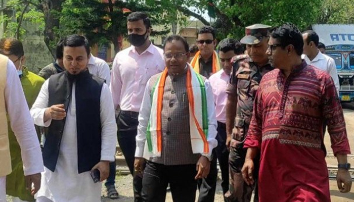 ভারতীয় সহকারী হাইকমিশনারের বাংলাবান্ধা স্থলবন্দর পরিদর্শন