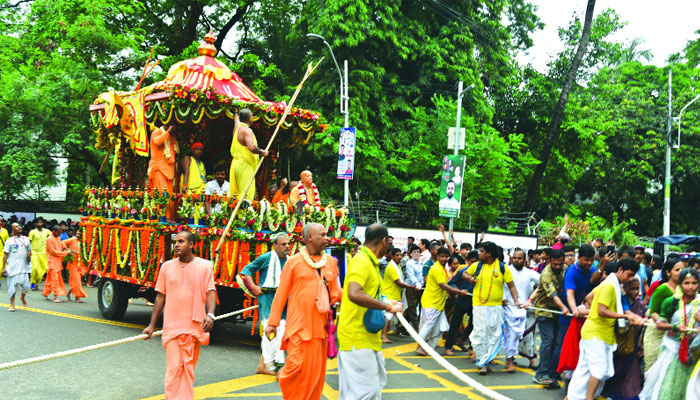 জগন্নাথ দেবের রথযাত্রা উৎসব শেষ হলো