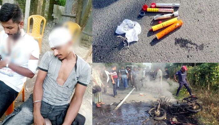 জোড়া যুবলীগ কর্মীর ওপর হামলা, বিক্ষোভ