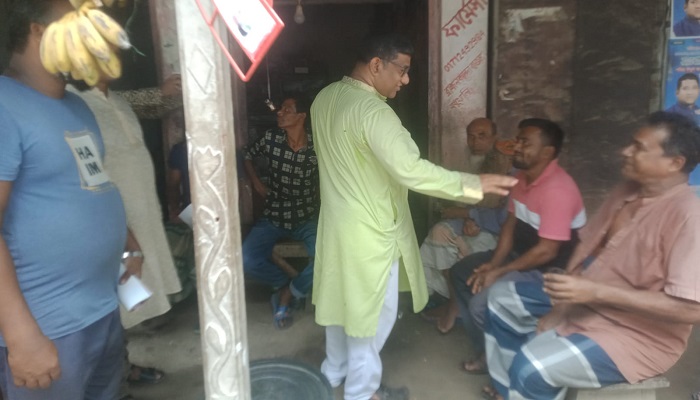 দিনভর গণসংযোগে আরিফুর রহমান দোলন