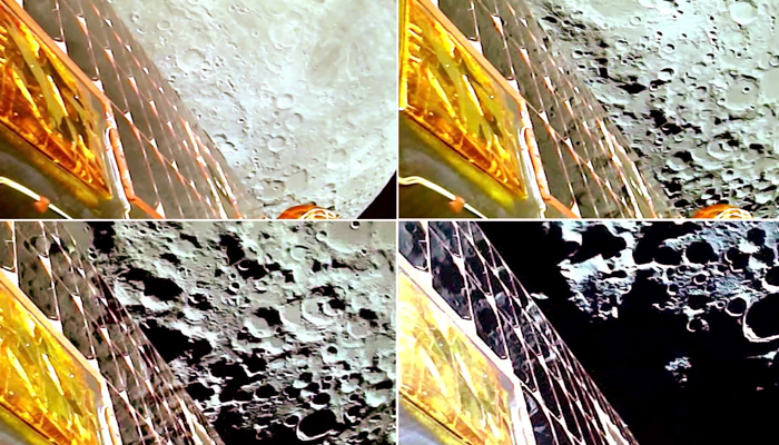 চন্দ্রপৃষ্ঠের ছবি পাঠালো ভারতের চন্দ্রযান-৩