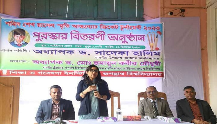 বঙ্গবন্ধুসহ তার পরিবার ছিলেন খেলাধুলা ও সাংস্কৃতিক প্রেমী