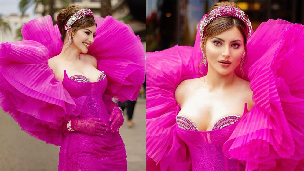 কান উৎসবে মুগ্ধতা ছড়ালেন উর্বশী