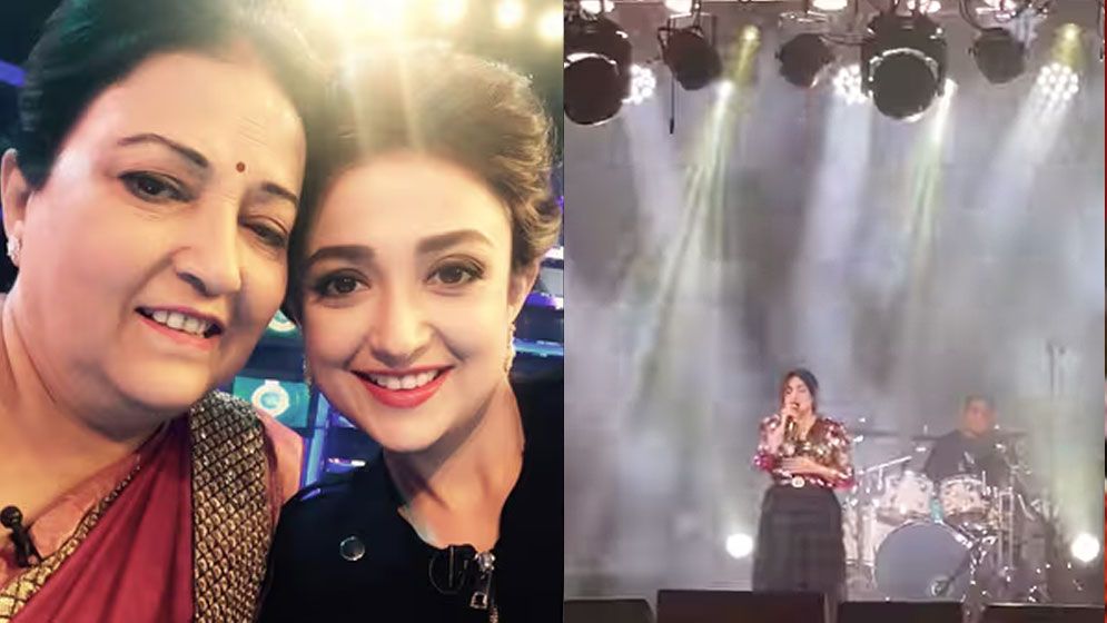 মাকে লাইফ সাপোর্টে রেখে ঢাকায় গান গাইলেন মোনালি ঠাকুর
